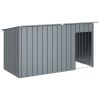 Dog House Anthracite Galvanized Steel 77.2 x 35.8 x 43.3 in