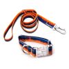 Adjustable High - quality Reflective print leash set  Durable Waterproof No - tangle Night walks Morning jogs Camping adventures Beach outings