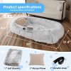 Human Dog Bed, Large Size Fits You and Pets, Washable Faux Fur Dog Bed for People Doze Off, Napping Orthopedic Dog Bed, Present Plump Pillow, Blanket